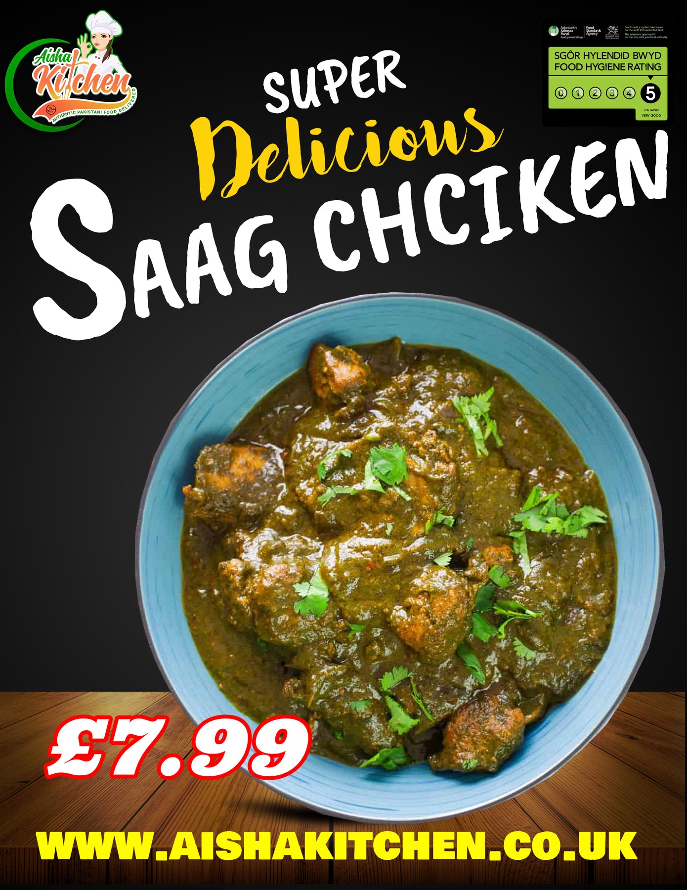 Saag Chicken Curry