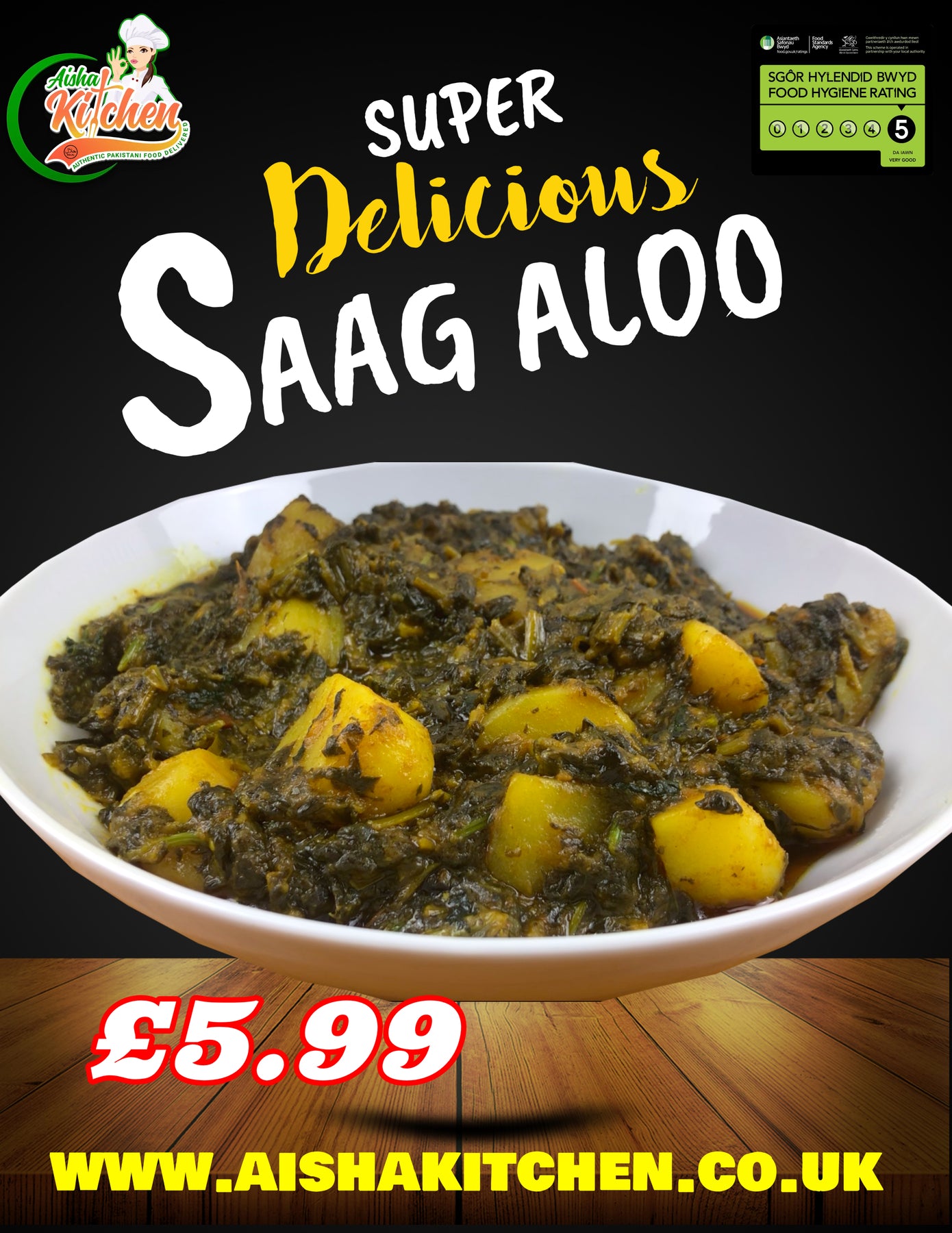 Saag Aloo (potato) Curry