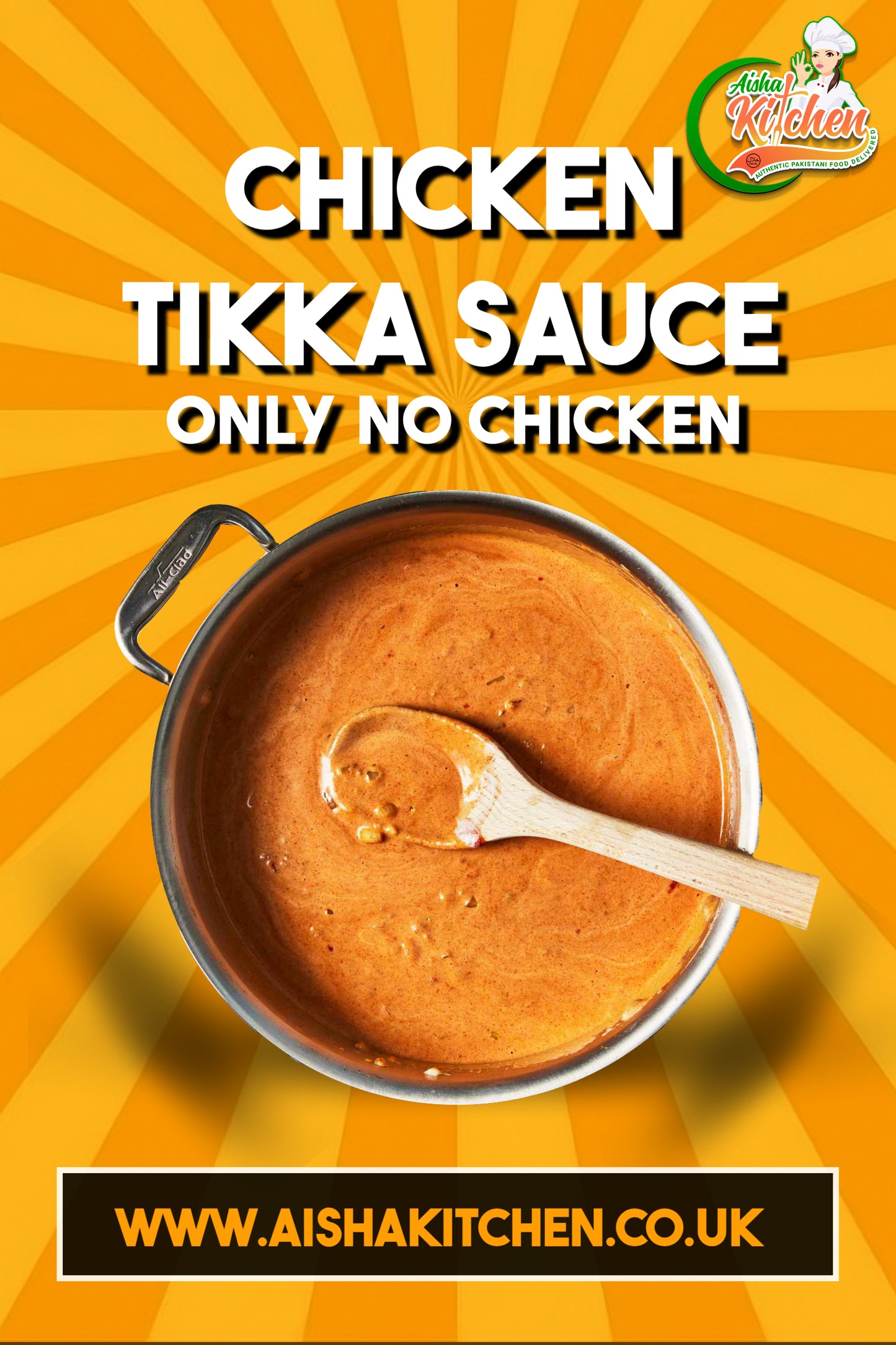 Chicken Tikka Sauce (without Chicken) Sauce only Large Portion