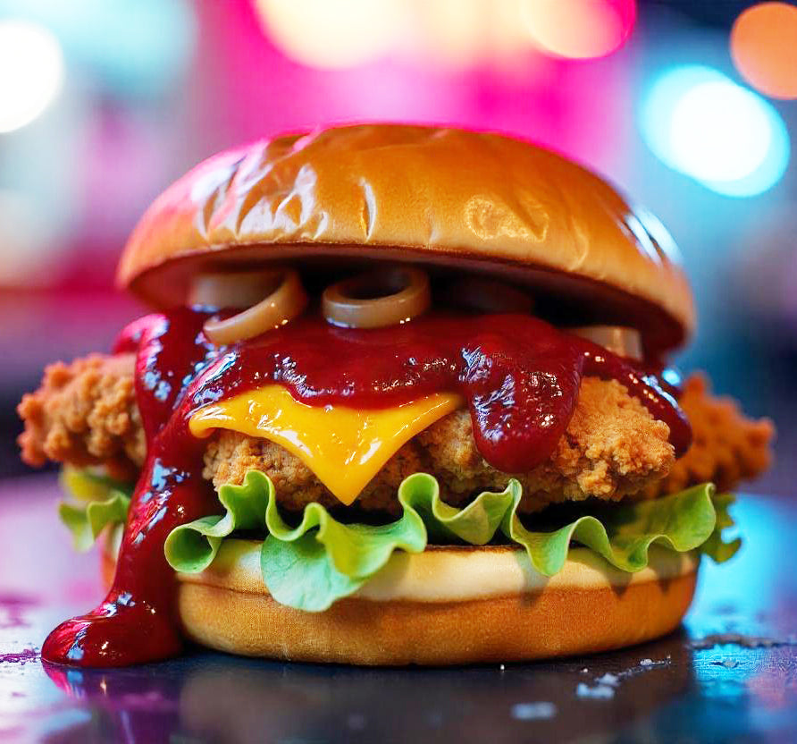New Hot and Messy Chicken Burger