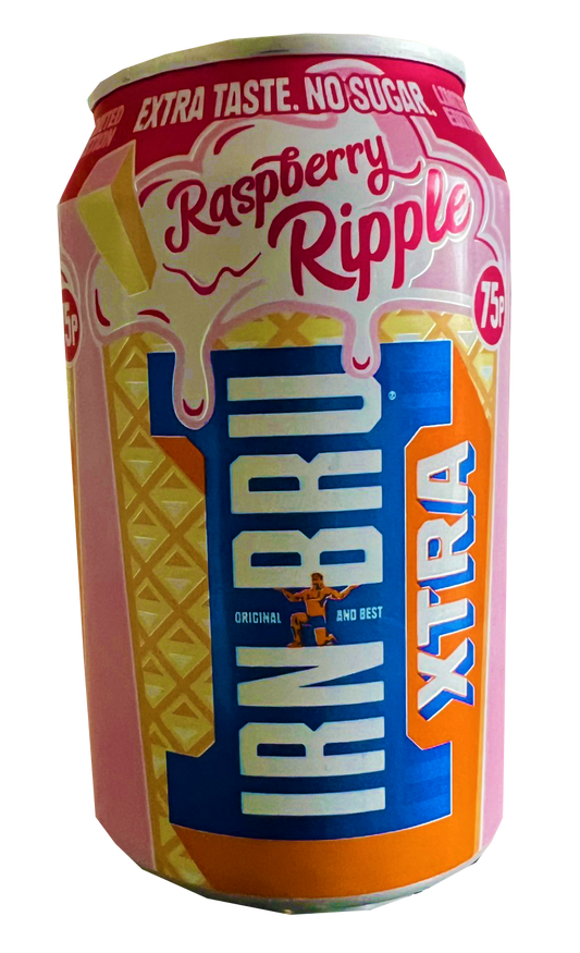 IRN BRU Raspberry Ripple Can 330ml